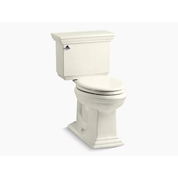 Stately Elongated 1.28 GPF Chair Height Toilet